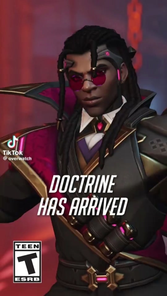 Doctrine character artwork shown in the cover of djcroft’s Overwatch post